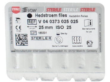 Hedström files 73/ 25 25mm sterile 6pcs
